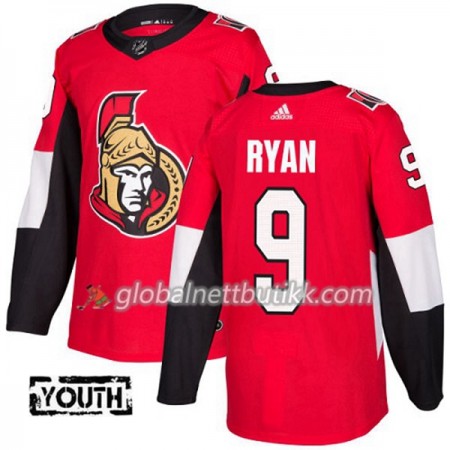 Ottawa Senators Hockeydrakt Bobby Ryan 9 2017-2018 Rød Adidas Authentic - Barn